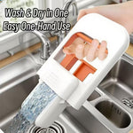 Foldable Desktop Mini Sponge Mop | Portable Wet & Dry Cleaning